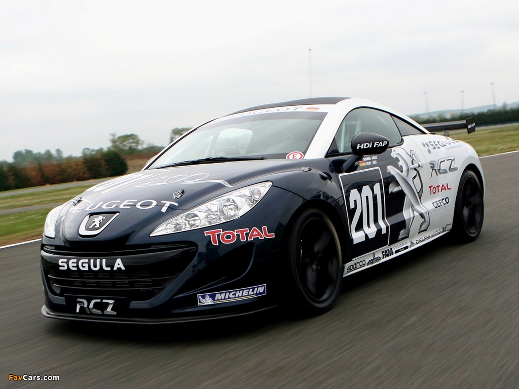 Photos of Peugeot RCZ Race Car 200ANS 2010 (1024 x 768)
