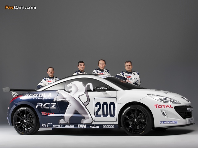 Peugeot RCZ Race Car 200ANS 2010 wallpapers (640 x 480)