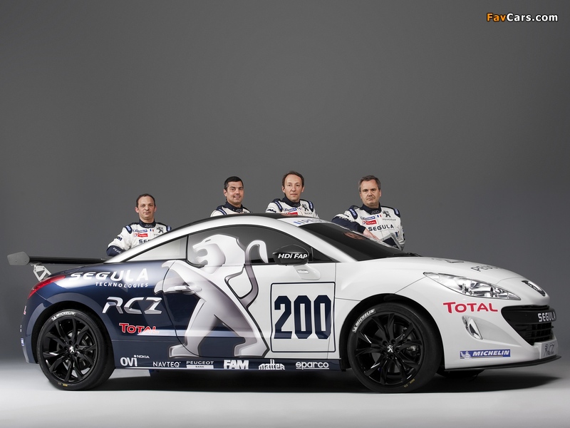 Peugeot RCZ Race Car 200ANS 2010 wallpapers (800 x 600)