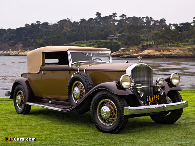 Pierce-Arrow Model 41 Convertible Victoria by LeBaron 1931 pictures (640 x 480)