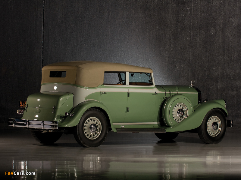 Pierce-Arrow Twelve Convertible Sedan 1933 pictures (800 x 600)