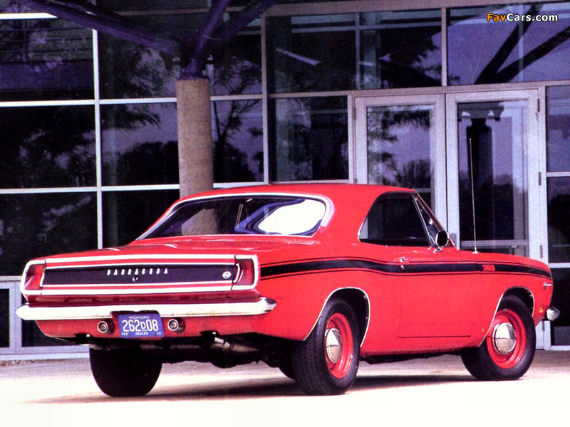 Images of Plymouth Barracuda Hardtop Coupe (BH23) 1969 (800 x 600)