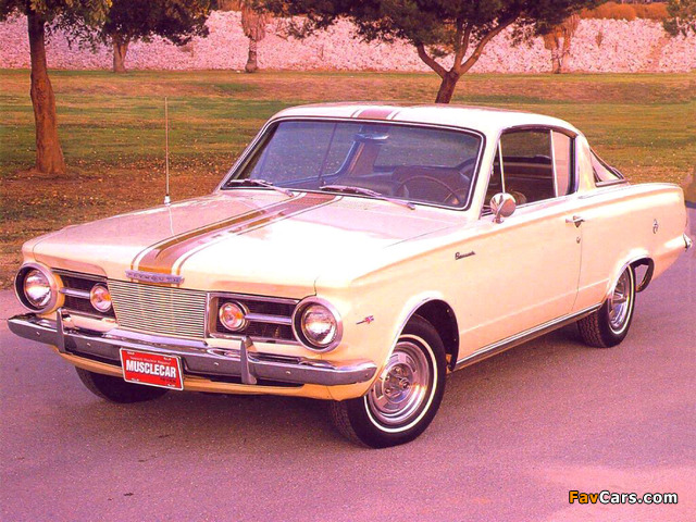 Pictures of Plymouth Barracuda Sport Coupe (AV1/2-P V89) 1965 (640 x 480)
