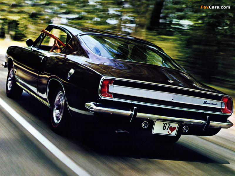 Pictures of Plymouth Barracuda Formula S Fastback (BH29) 1967 (800 x 600)