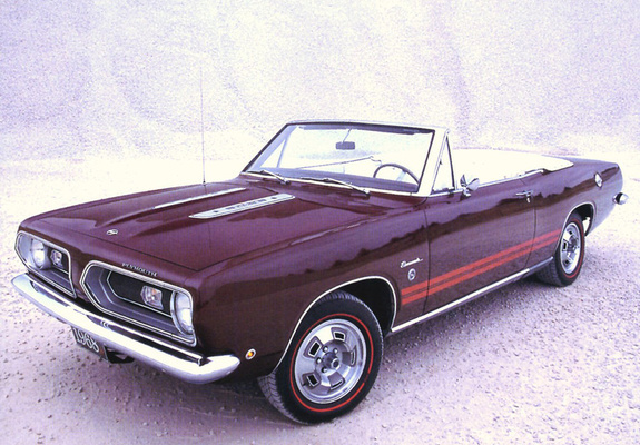 Pictures of Plymouth Barracuda Formula S Convertible (BH27) 1968