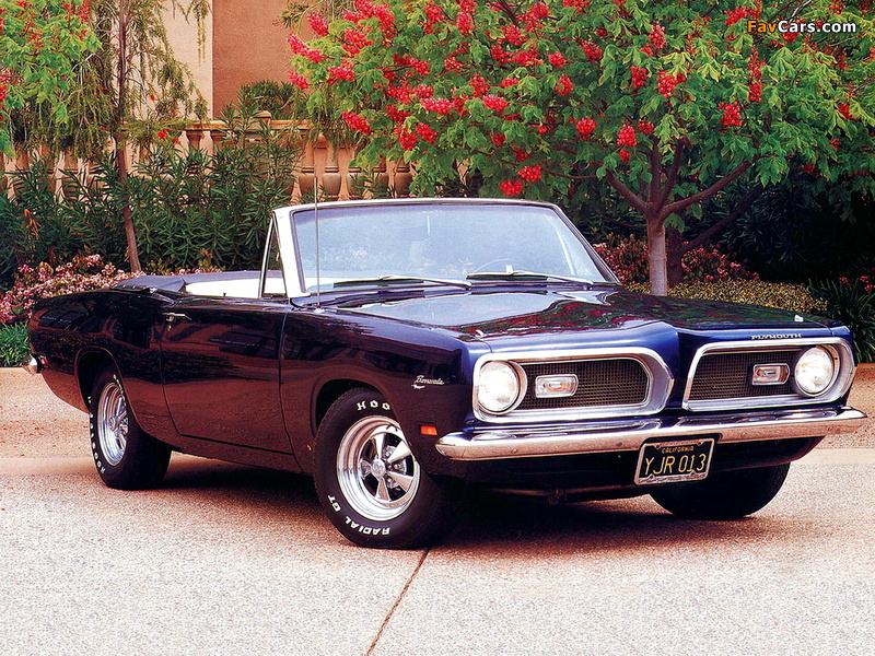 Pictures of Plymouth Barracuda Convertible (BH27) 1969 (800 x 600)