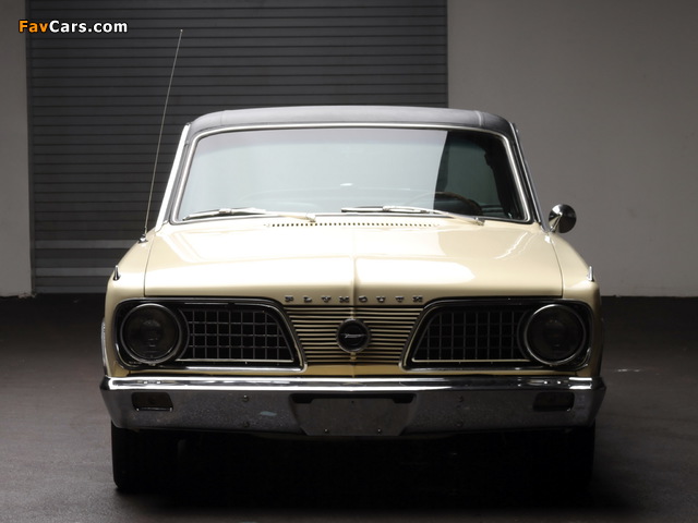Plymouth Barracuda Fastback Hardtop (BP29) 1966 images (640 x 480)