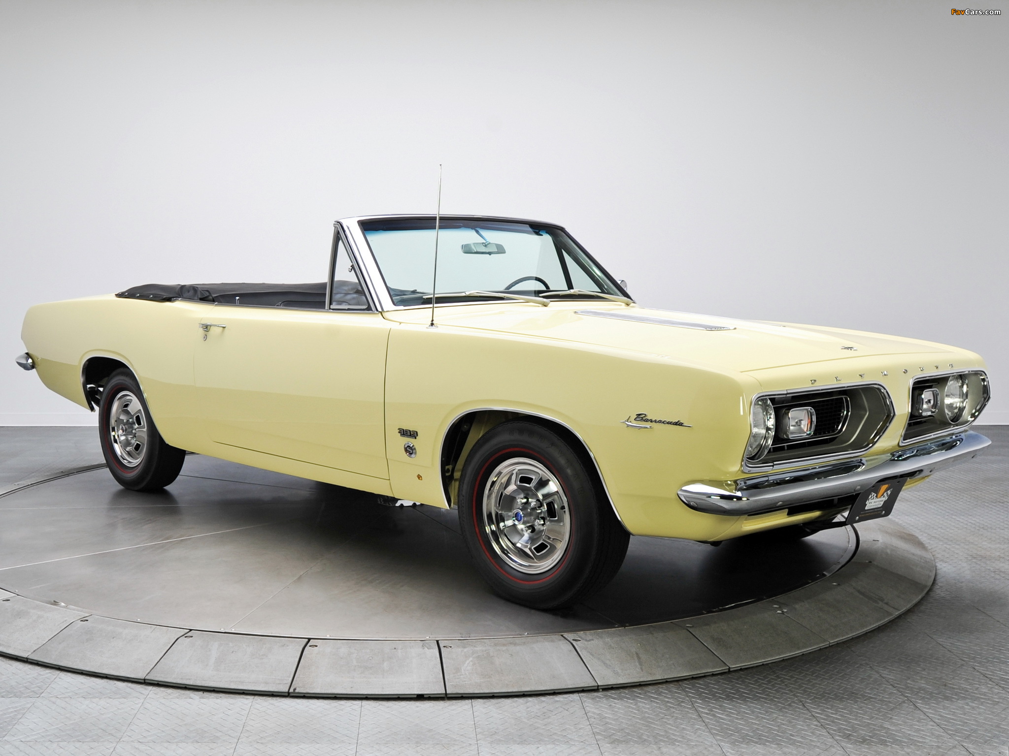Plymouth Barracuda Formula S 383 Convertible (BH27) 1967 pictures (2048 x 1536)