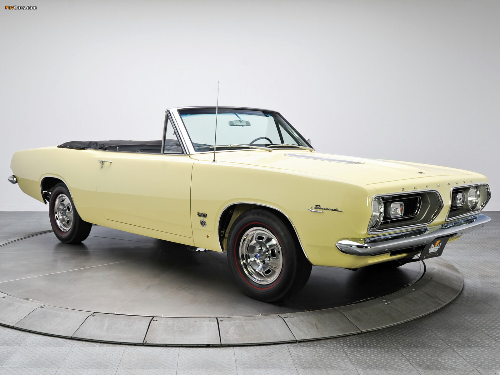 Plymouth Barracuda Formula S 383 Convertible (BH27) 1967 pictures (1600 x 1200)