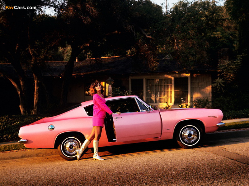 Plymouth Barracuda Fastback Playmate Pink (BH29) 1967 pictures (800 x 600)