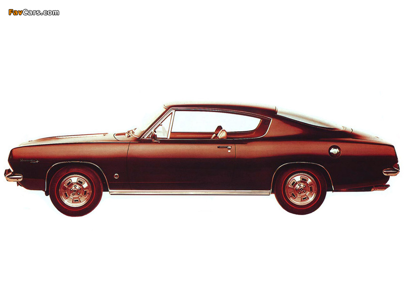 Plymouth Barracuda Formula S Fastback (BH29) 1967 pictures (800 x 600)