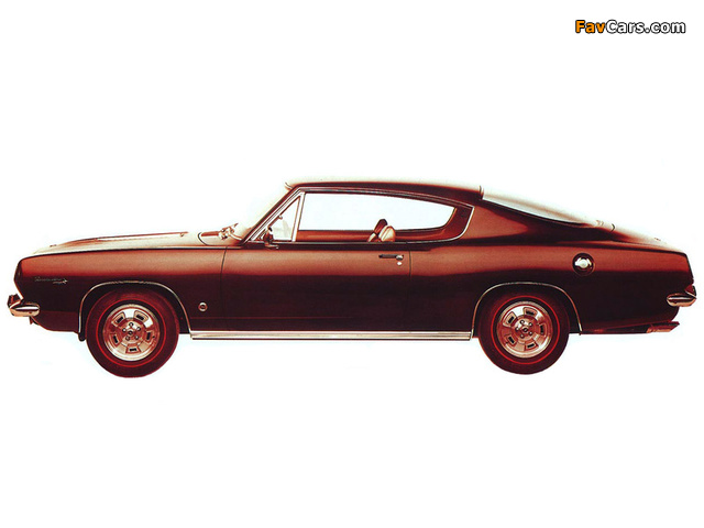 Plymouth Barracuda Formula S Fastback (BH29) 1967 pictures (640 x 480)