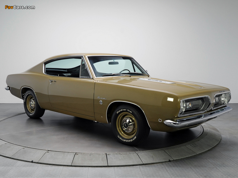Plymouth Barracuda Formula S Fastback (BH29) 1968 pictures (800 x 600)