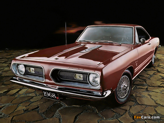 Plymouth Barracuda Formula S Hardtop (BH23) 1968 pictures (640 x 480)