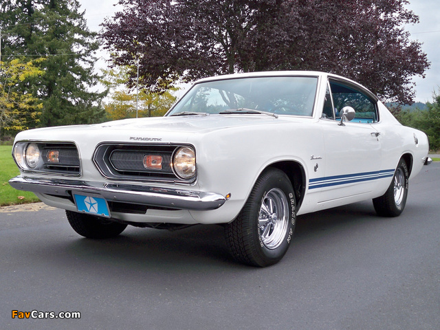 Plymouth Barracuda Formula S Fastback (BH29) 1968 wallpapers (640 x 480)