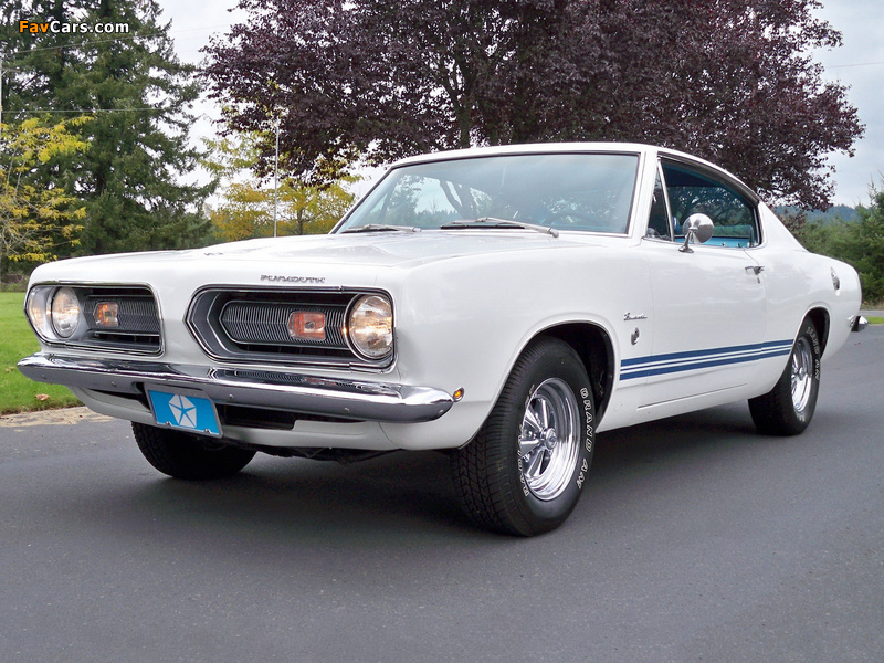 Plymouth Barracuda Formula S Fastback (BH29) 1968 wallpapers (800 x 600)