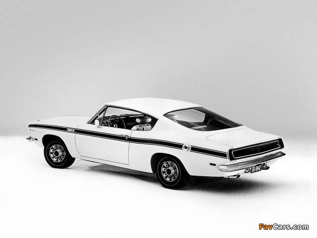 Plymouth Barracuda Fastback (BH29) 1969 wallpapers (640 x 480)