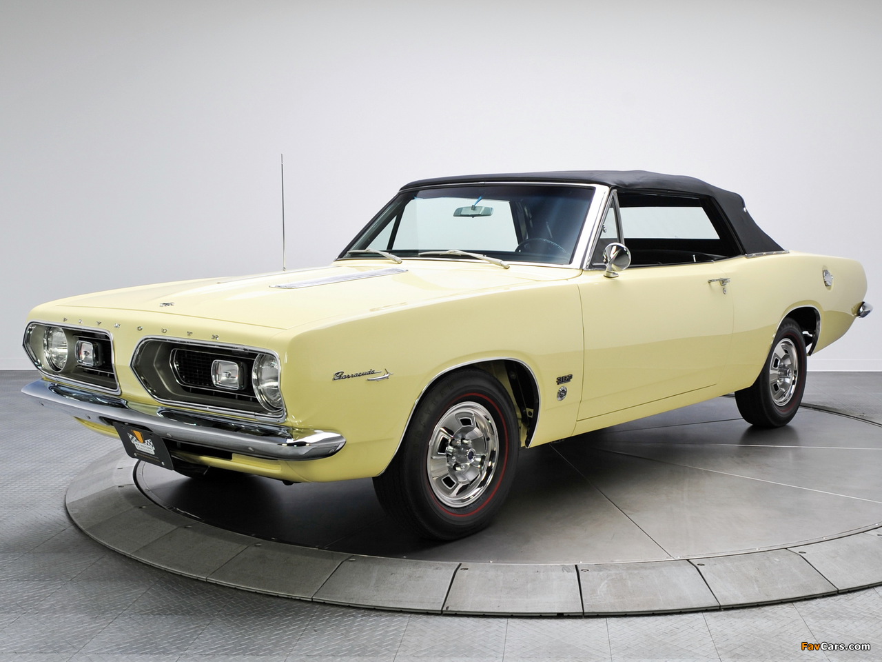 Plymouth Barracuda Formula S 383 Convertible (BH27) 1967 wallpapers (1280 x 960)