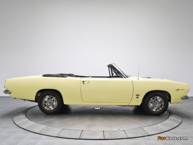 Plymouth Barracuda Formula S 383 Convertible (BH27) 1967 wallpapers (640 x 480)