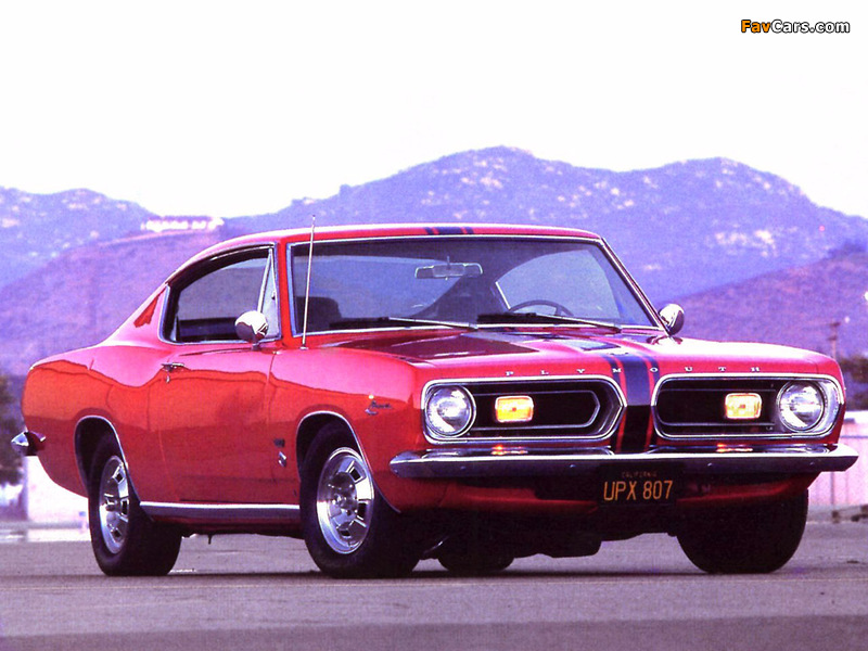 Plymouth Barracuda Formula S Fastback (BH29) 1967 wallpapers (800 x 600)