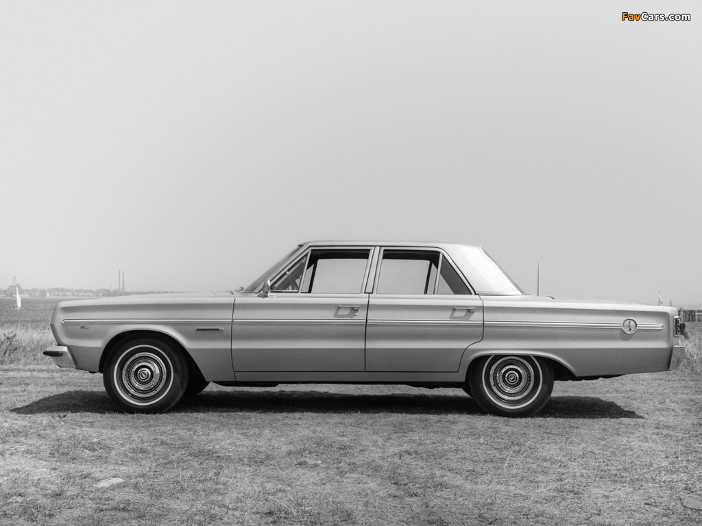 Images of Plymouth Belvedere II Sedan (RH41) 1966 (1024 x 768)
