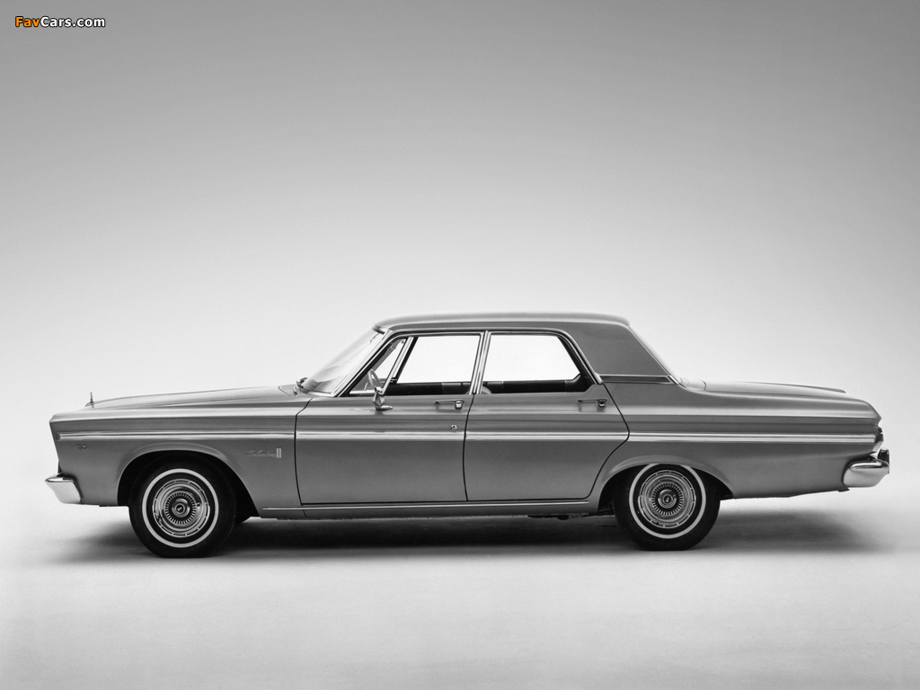 Photos of Plymouth Belvedere II Sedan (AR1/2-M R33) 1965 (1024 x 768)