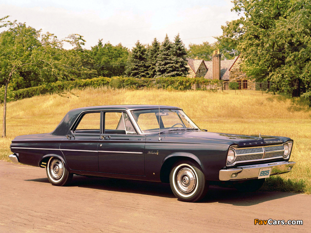 Photos of Plymouth Belvedere I Sedan (AR1/2-L R13) 1965 (640 x 480)