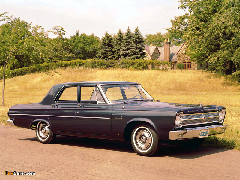 Photos of Plymouth Belvedere I Sedan (AR1/2-L R13) 1965 (800 x 600)