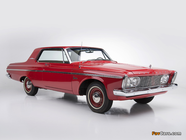 Photos of Plymouth Belvedere 426/425 HP Max Wedge Stage II Hardtop Coupe (TP2-M) 1963 (640 x 480)