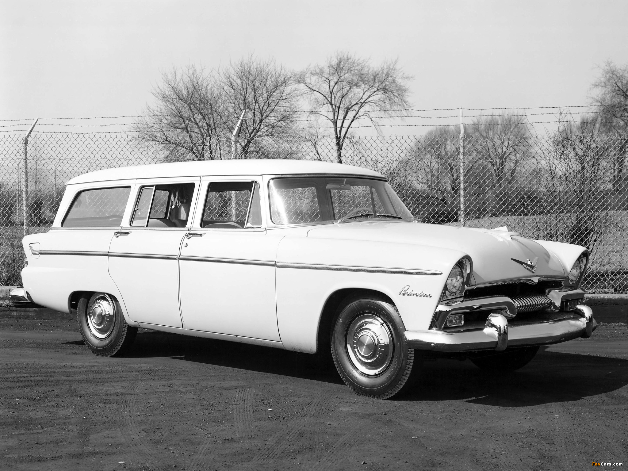 Plymouth Belvedere Suburban Wagon 1955 photos (2048 x 1536)