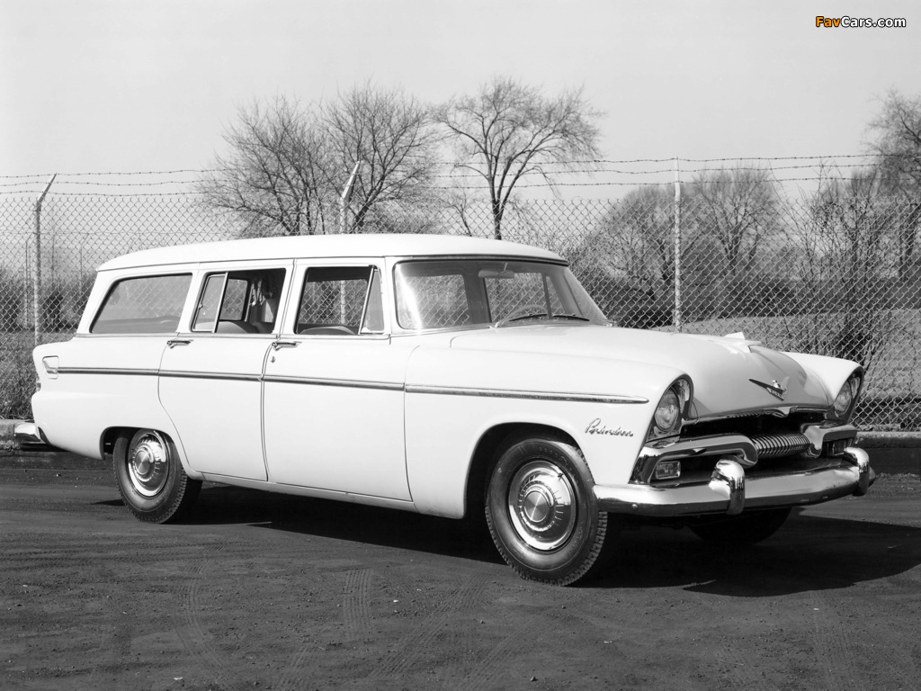 Plymouth Belvedere Suburban Wagon 1955 photos (1024 x 768)