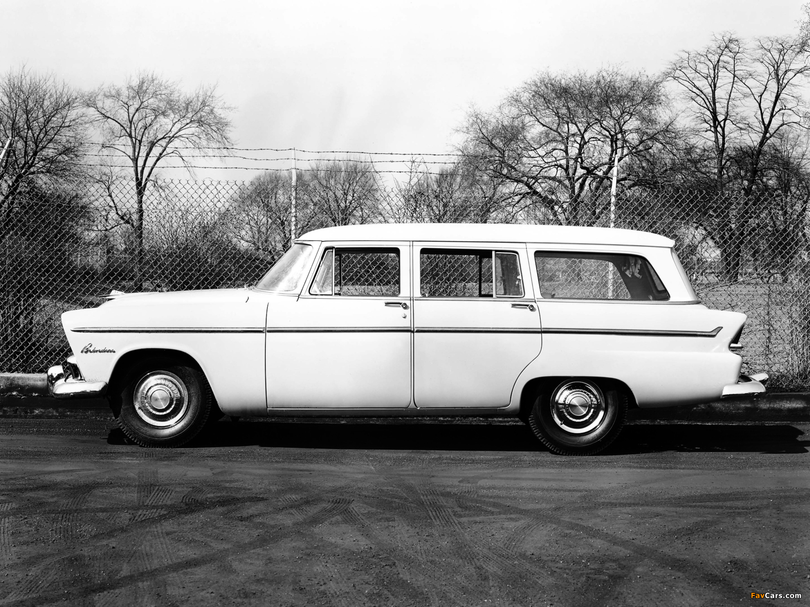 Plymouth Belvedere Suburban Wagon 1955 wallpapers (1600 x 1200)