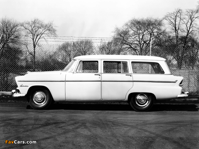 Plymouth Belvedere Suburban Wagon 1955 wallpapers (640 x 480)
