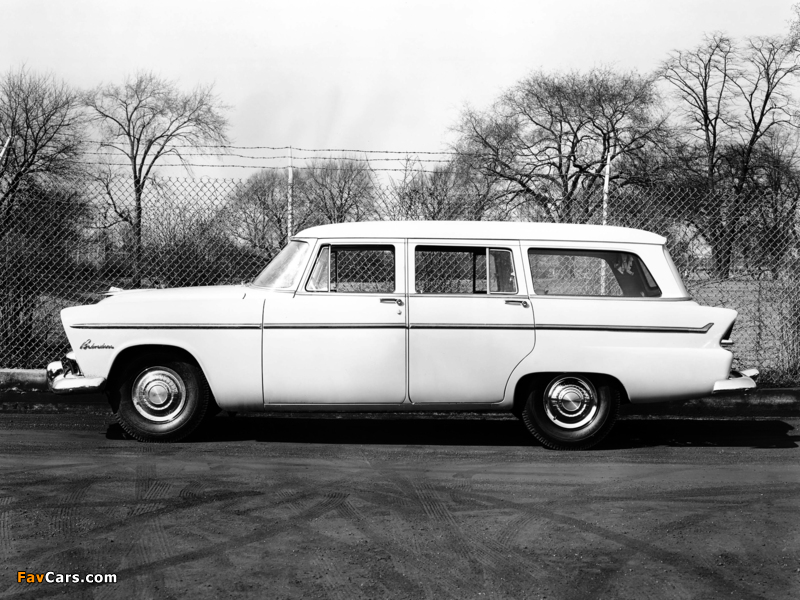 Plymouth Belvedere Suburban Wagon 1955 wallpapers (800 x 600)