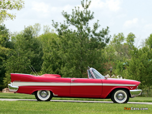 Plymouth Belvedere Convertible (P31-3) 1957 images (640 x 480)