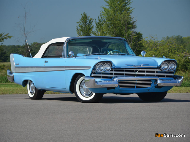 Plymouth Belvedere Convertible 1958 wallpapers (640 x 480)