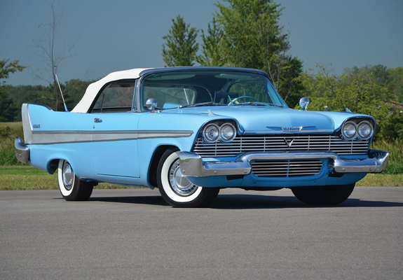 Plymouth Belvedere Convertible 1958 wallpapers
