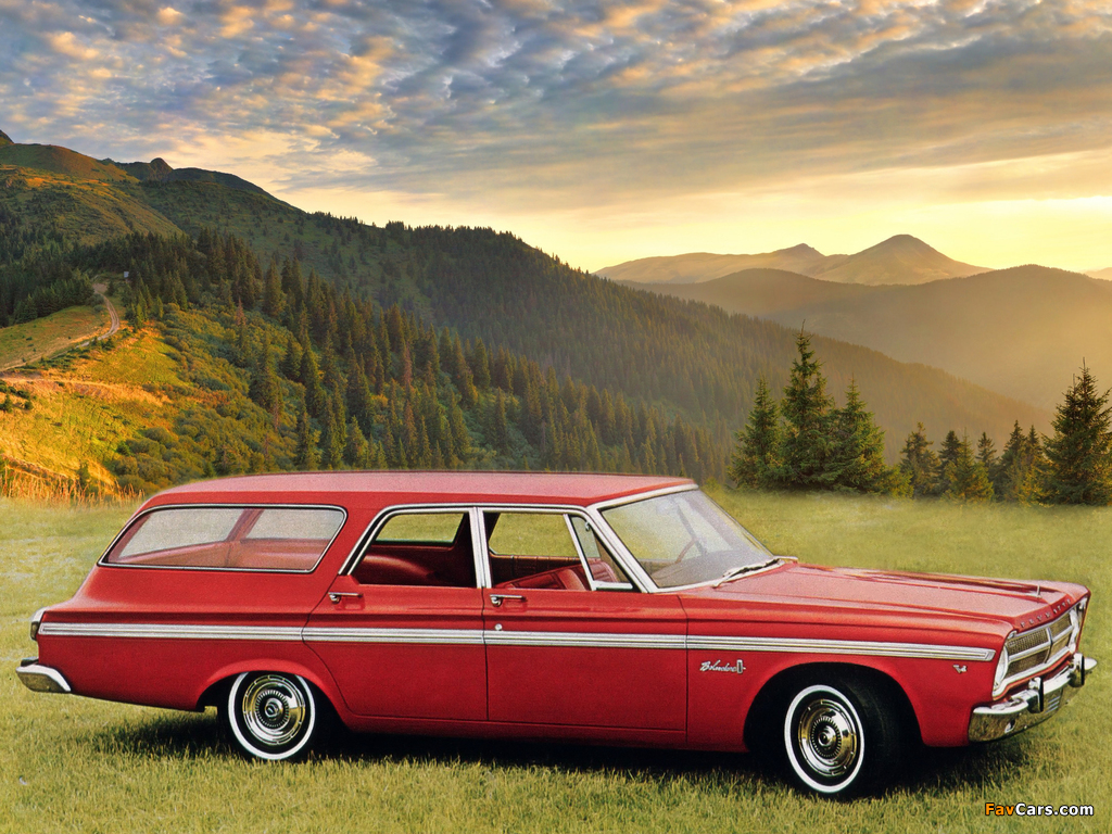 Plymouth Belvedere II Station Wagon (AR1/2-M R77) 1965 images (1024 x 768)