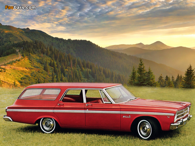 Plymouth Belvedere II Station Wagon (AR1/2-M R77) 1965 images (640 x 480)