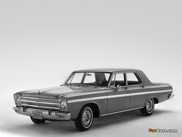 Plymouth Belvedere II Sedan (AR1/2-M R33) 1965 images (640 x 480)