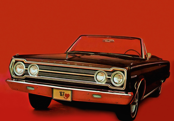 Plymouth Belvedere ll Convertible (CR1/2-H RH27) 1967 wallpapers