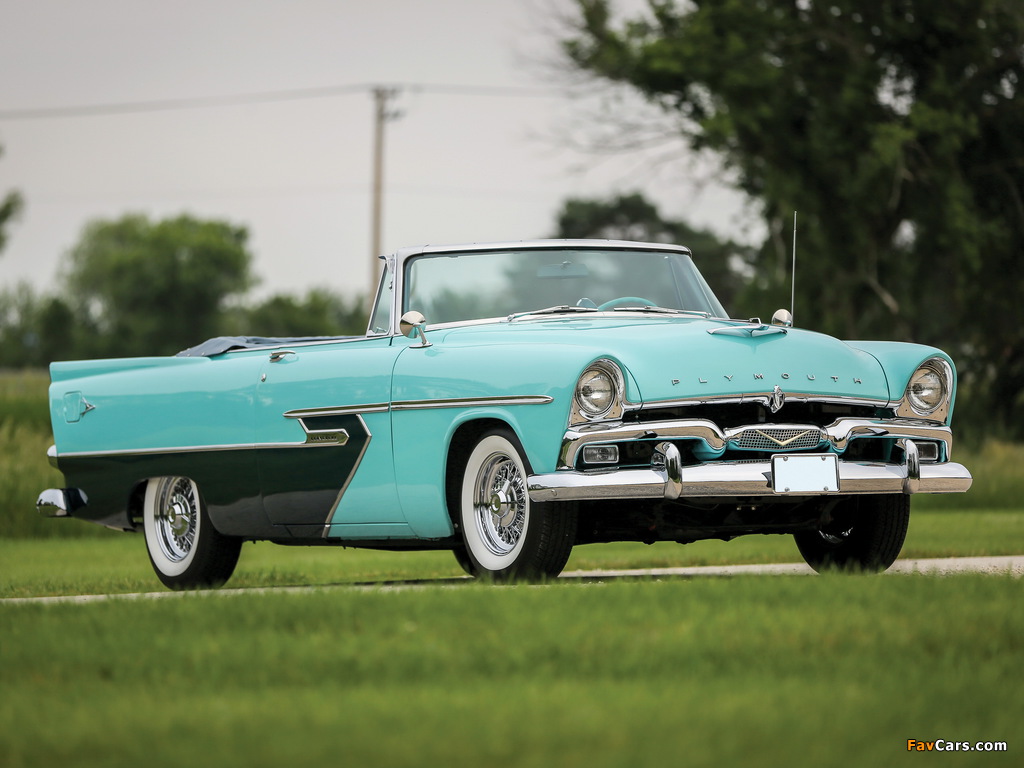 Plymouth Belvedere Convertible (P29-3) 1956 wallpapers (1024 x 768)