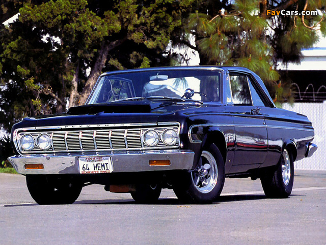 Plymouth Belvedere Hemi Hardtop Coupe 1964 wallpapers (640 x 480)