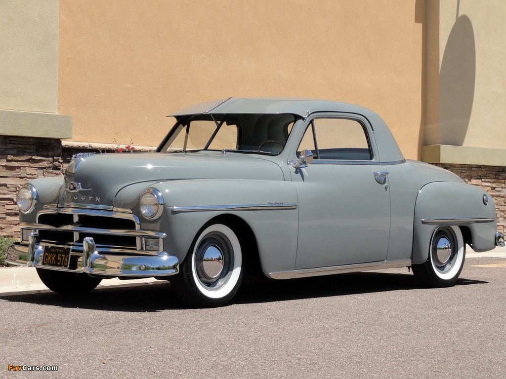 Images of Plymouth DeLuxe Business Coupe (P19) 1950 (1024 x 768)