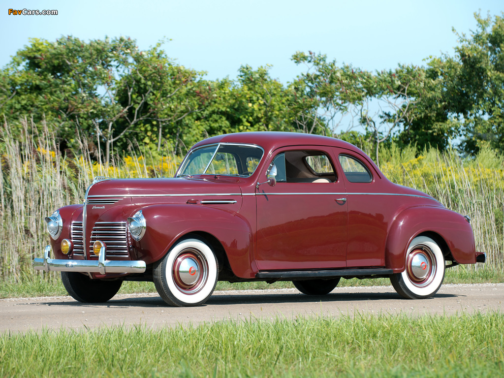 Pictures of Plymouth DeLuxe Coupe (P10) 1940 (1024 x 768)