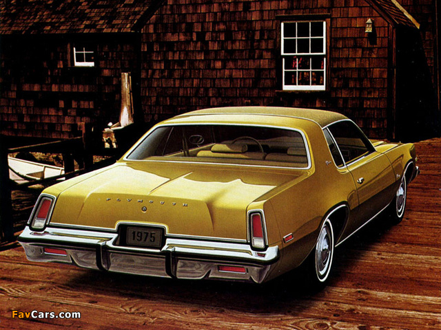 Photos of Plymouth Fury Custom Hardtop Coupe (RH23) 1975 (640 x 480)