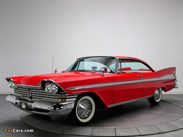 Pictures of Plymouth Sport Fury Hardtop Coupe (23) 1959 (640 x 480)