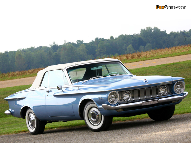 Plymouth Sport Fury Convertible (345) 1962 images (640 x 480)