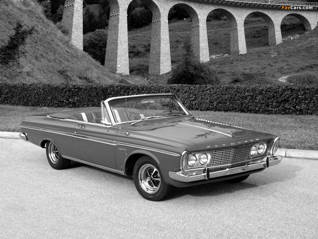 Plymouth Sport Fury Convertible (TP2-P 345) 1963 wallpapers (1024 x 768)