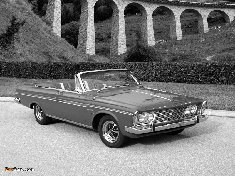 Plymouth Sport Fury Convertible (TP2-P 345) 1963 wallpapers (800 x 600)